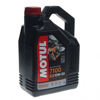 6 999 р. Масло моторное для 4-х тактных двигателей 7100 ESTER 4T 10W50 синт.4л MOTUL MOTUL 104098  с доставкой в г. Кемерово. Увеличить фотографию 1