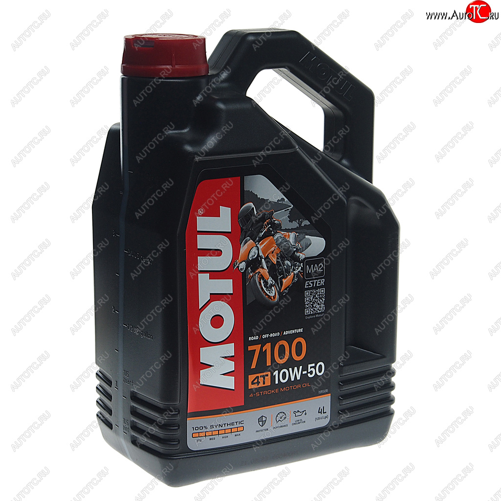6 999 р. Масло моторное для 4-х тактных двигателей 7100 ESTER 4T 10W50 синт.4л MOTUL MOTUL 104098  с доставкой в г. Кемерово