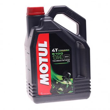 5 299 р. Масло моторное для 4-х тактных двигателей 5100 ESTER 4T 10W40 псинт.4л MOTUL MOTUL 104177  с доставкой в г. Кемерово. Увеличить фотографию 1