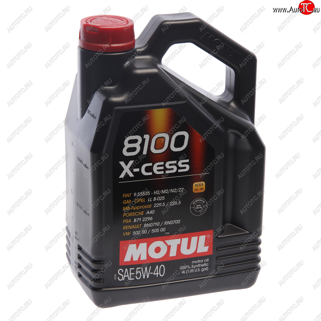 5 799 р. Масло моторное 8100 X-CESS 5W40 синт.4л MOTUL MOTUL 104256  с доставкой в г. Кемерово