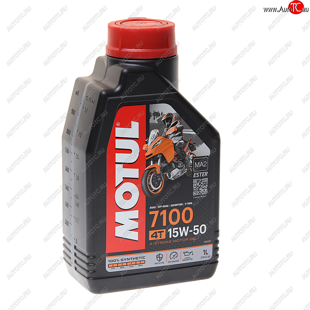 1 899 р. Масло моторное для 4-х тактных двигателей 7100 4T 15W50 синт.1л MOTUL MOTUL 104298  с доставкой в г. Кемерово