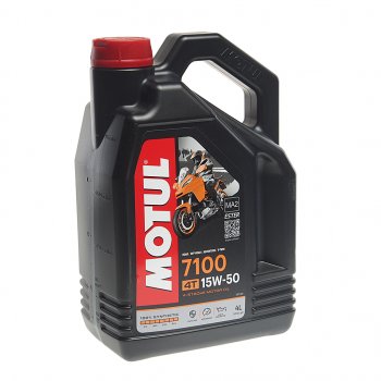 6 749 р. Масло моторное для 4-х тактных двигателей 7100 ESTER 4T 15W50 синт.4л MOTUL MOTUL 104299  с доставкой в г. Кемерово. Увеличить фотографию 1