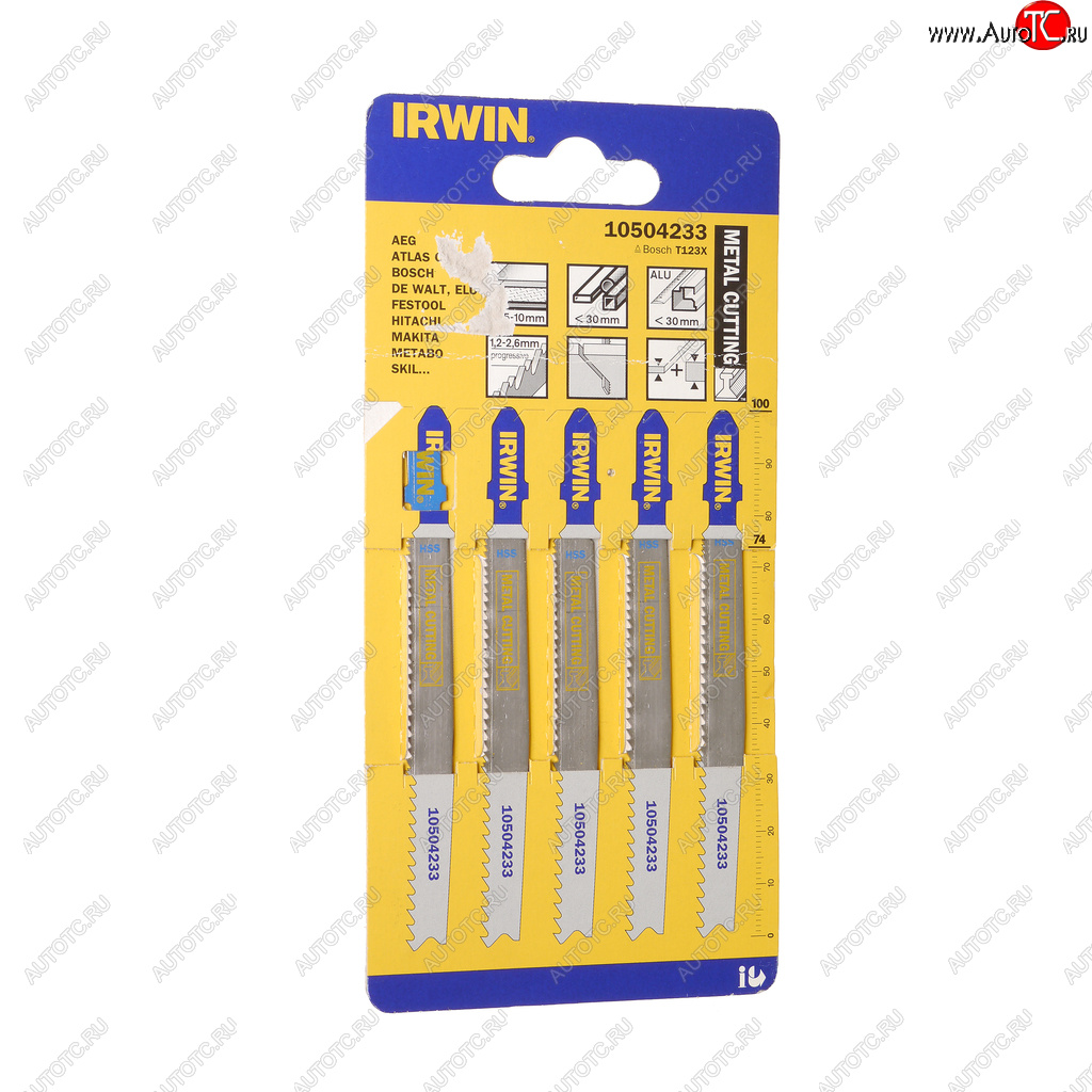 1 429 р. Пилка для лобзика набор 5шт. металл 74мм IRWIN IRWIN 10504233  с доставкой в г. Кемерово