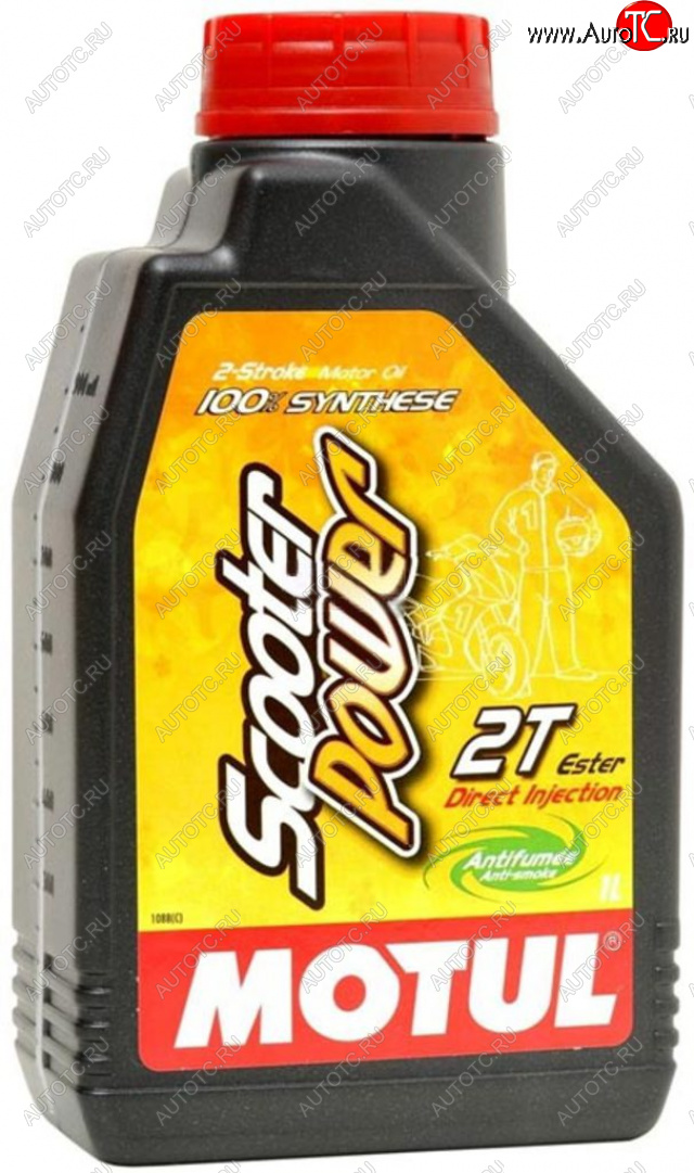 1 639 р. Масло моторное для 2-х тактных двигателей SCOOTER POWER 2T синт.1л MOTUL MOTUL 105881  с доставкой в г. Кемерово