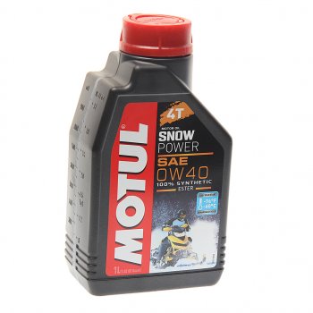 2 149 р. Масло моторное для 4-х тактных двигателей SNOWPOWER 4T 0W40 синт.1л MOTUL MOTUL 105891  с доставкой в г. Кемерово. Увеличить фотографию 1