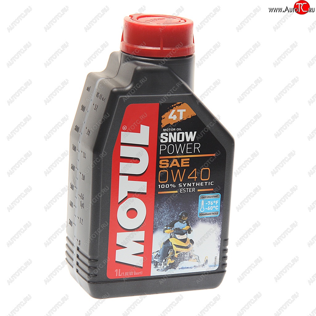 2 149 р. Масло моторное для 4-х тактных двигателей SNOWPOWER 4T 0W40 синт.1л MOTUL MOTUL 105891  с доставкой в г. Кемерово