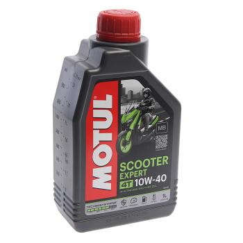 1 349 р. Масло моторное для 4-х тактных двигателей SCOOTER EXPERT 4T 10W40 MB псинт.1л MOTUL MOTUL 105935  с доставкой в г. Кемерово. Увеличить фотографию 1