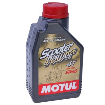 1 799 р. Масло моторное для 4-х тактных двигателей SCOOTER POWER 4T 5W40 синт.1л MOTUL MOTUL 105958  с доставкой в г. Кемерово. Увеличить фотографию 1