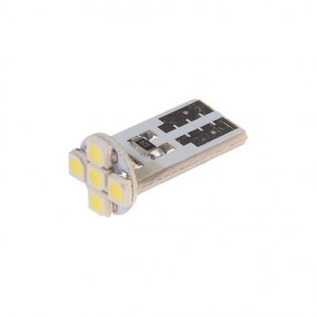 34 р. Лампа светодиодная 12V W5W T10 W2.1x9.5d 6000K 5 LED MEGAPOWER MEGAPOWER-AUTOMOTIVE 10611w  с доставкой в г. Кемерово. Увеличить фотографию 1