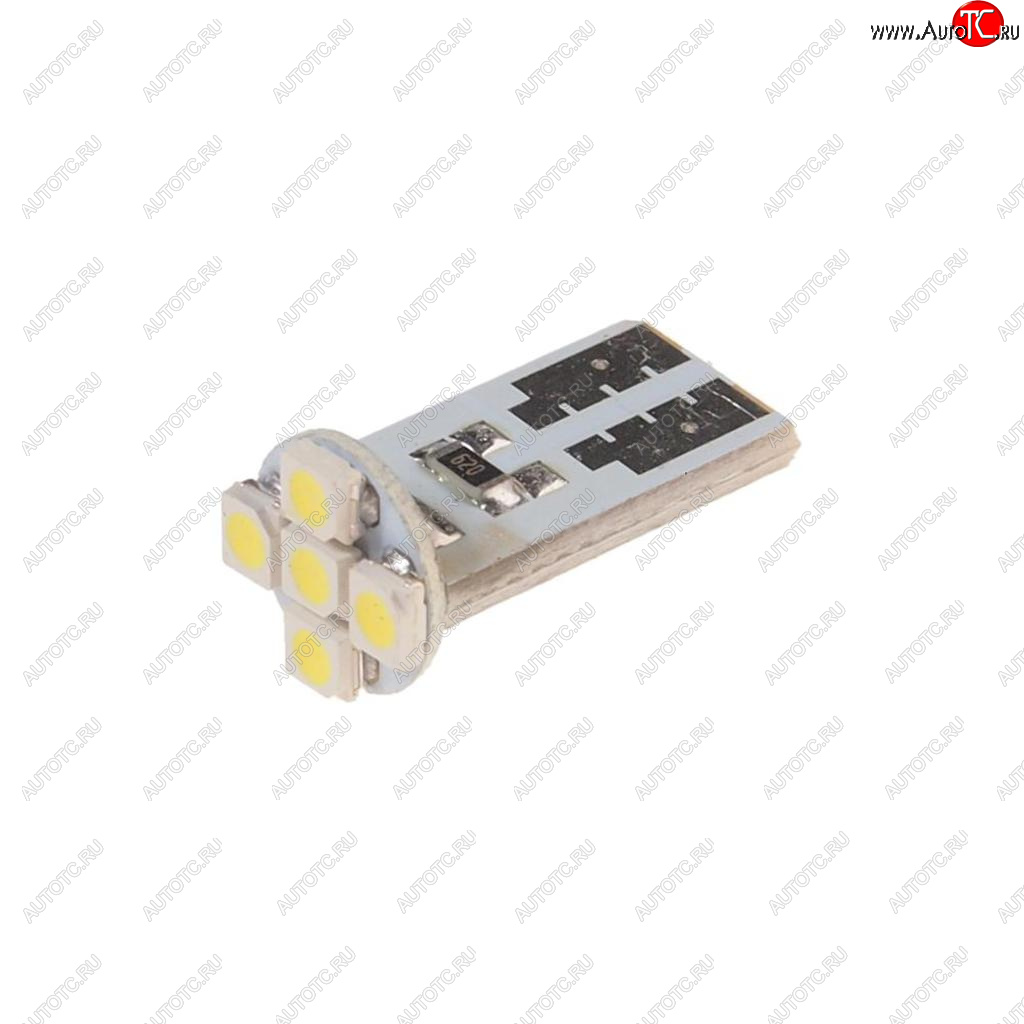 34 р. Лампа светодиодная 12V W5W T10 W2.1x9.5d 6000K 5 LED MEGAPOWER MEGAPOWER-AUTOMOTIVE 10611w  с доставкой в г. Кемерово