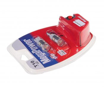 379 р. Лампа светодиодная 12V W5W T10 W2.1x9.5d 6000K 5 LED с тестером блистер (2шт.) MEGAPOWER MEGAPOWER-AUTOMOTIVE 10615w-2блт  с доставкой в г. Кемерово. Увеличить фотографию 2