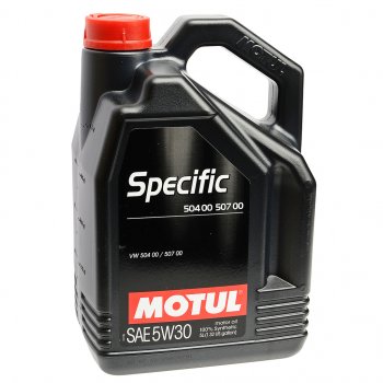 7 449 р. Масло моторное SPECIFIC VW 5040050700 5W30 синт.5л MOTUL MOTUL 106375  с доставкой в г. Кемерово. Увеличить фотографию 1