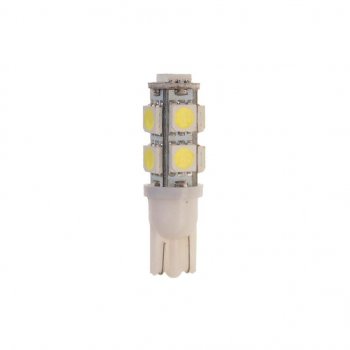 24 р. Лампа светодиодная 12V W5W T10 W2.1x9.5d 6000K 9 LED MEGAPOWER MEGAPOWER-AUTOMOTIVE 10715w  с доставкой в г. Кемерово. Увеличить фотографию 2