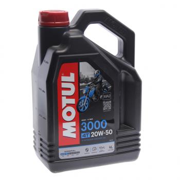 4 499 р. Масло моторное 3000 4T 20W50 мин.4л MOTUL MOTUL 107319  с доставкой в г. Кемерово. Увеличить фотографию 1