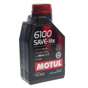 1 129 р. Масло моторное 6100 SAVE-LITE 5W20 синт.1л MOTUL MOTUL 108009 MOTUL 108009  с доставкой в г. Кемерово. Увеличить фотографию 1