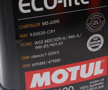 6 549 р. Масло моторное 8100 ECO-LITE 5W30 синт.5л MOTUL MOTUL 108214  с доставкой в г. Кемерово. Увеличить фотографию 2