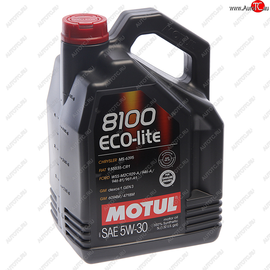 6 549 р. Масло моторное 8100 ECO-LITE 5W30 синт.5л MOTUL MOTUL 108214  с доставкой в г. Кемерово