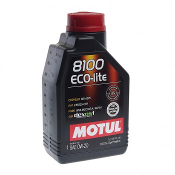 1 889 р. Масло моторное 8100 ECO-LITE 0W20 синт.1л MOTUL MOTUL 108534  с доставкой в г. Кемерово. Увеличить фотографию 1
