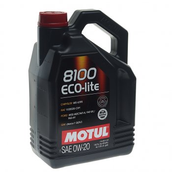 6 799 р. Масло моторное 8100 ECO-LITE 0W20 синт.4л MOTUL MOTUL 108535  с доставкой в г. Кемерово. Увеличить фотографию 1