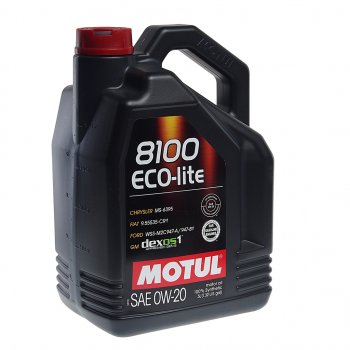 7 399 р. Масло моторное 8100 ECO-LITE 0W20 синт.5л MOTUL MOTUL 108536  с доставкой в г. Кемерово. Увеличить фотографию 1