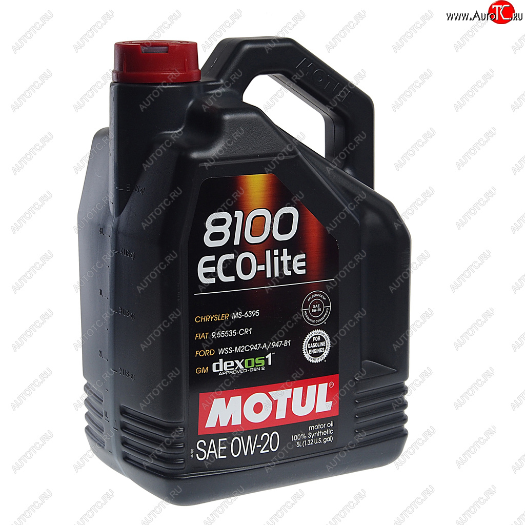 7 399 р. Масло моторное 8100 ECO-LITE 0W20 синт.5л MOTUL MOTUL 108536  с доставкой в г. Кемерово
