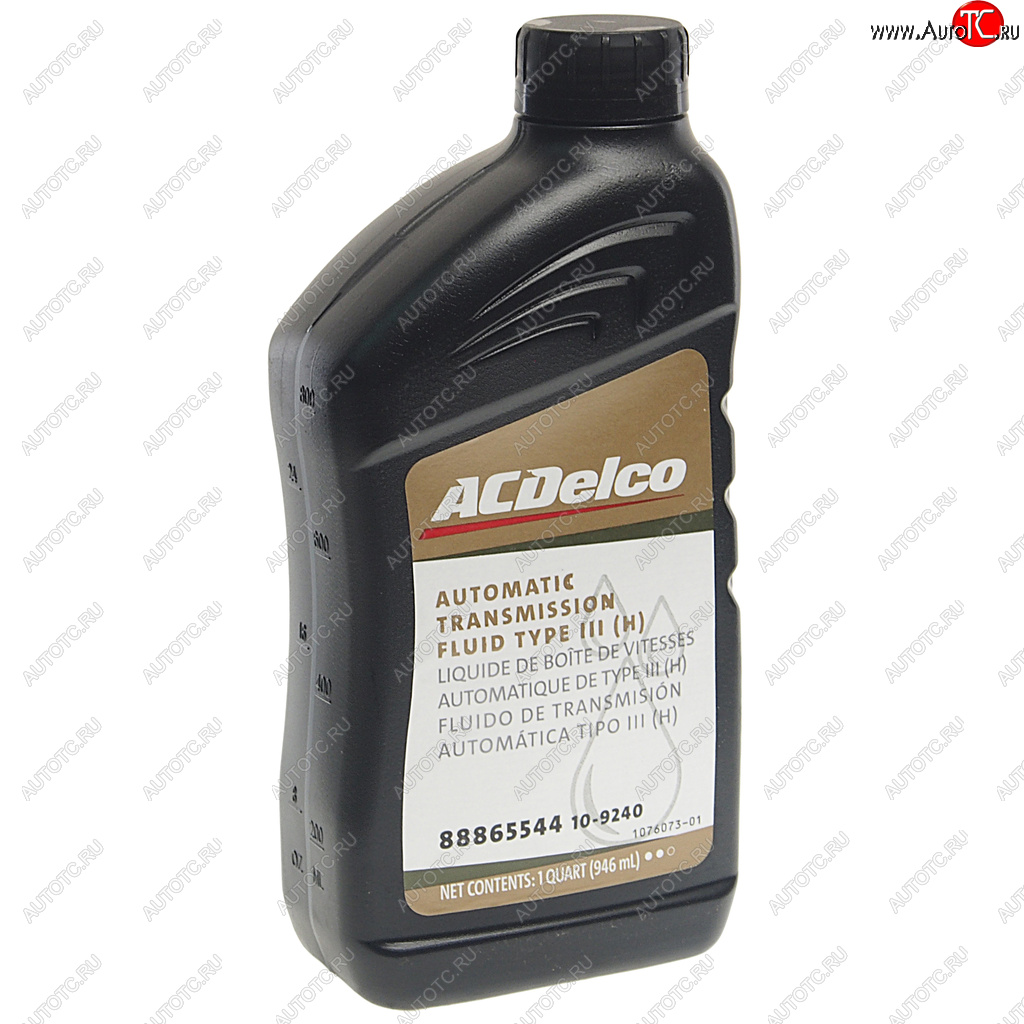 1 089 р. Масло трансмиссионное ATF TYPE-III H 0.946л ACDELCO ACDELCO 10-9240  с доставкой в г. Кемерово