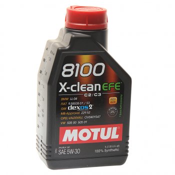 1 399 р. Масло моторное 8100 X-CLEAN EFE 5W30 синт.1л MOTUL MOTUL 109470  с доставкой в г. Кемерово. Увеличить фотографию 1