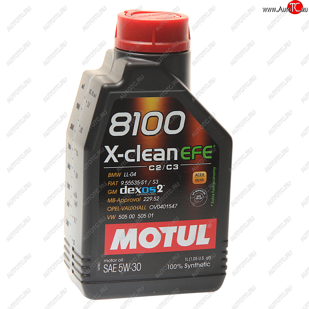 1 399 р. Масло моторное 8100 X-CLEAN EFE 5W30 синт.1л MOTUL MOTUL 109470  с доставкой в г. Кемерово