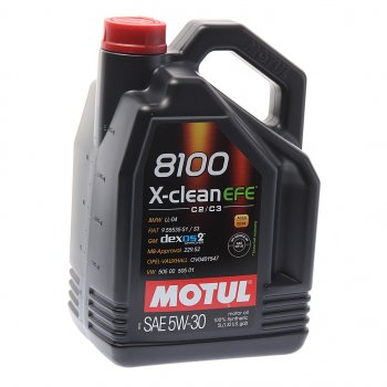 5 999 р. Масло моторное 8100 X-CLEAN EFE 5W30 синт.5л MOTUL MOTUL 109471  с доставкой в г. Кемерово. Увеличить фотографию 1