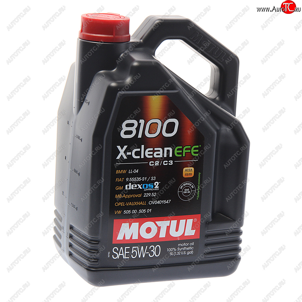 5 999 р. Масло моторное 8100 X-CLEAN EFE 5W30 синт.5л MOTUL MOTUL 109471  с доставкой в г. Кемерово