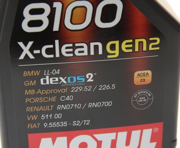 1 379 р. Масло моторное 8100 X-CLEAN GEN2 5W40 синт.1л MOTUL MOTUL 109761 MOTUL 109761  с доставкой в г. Кемерово. Увеличить фотографию 2