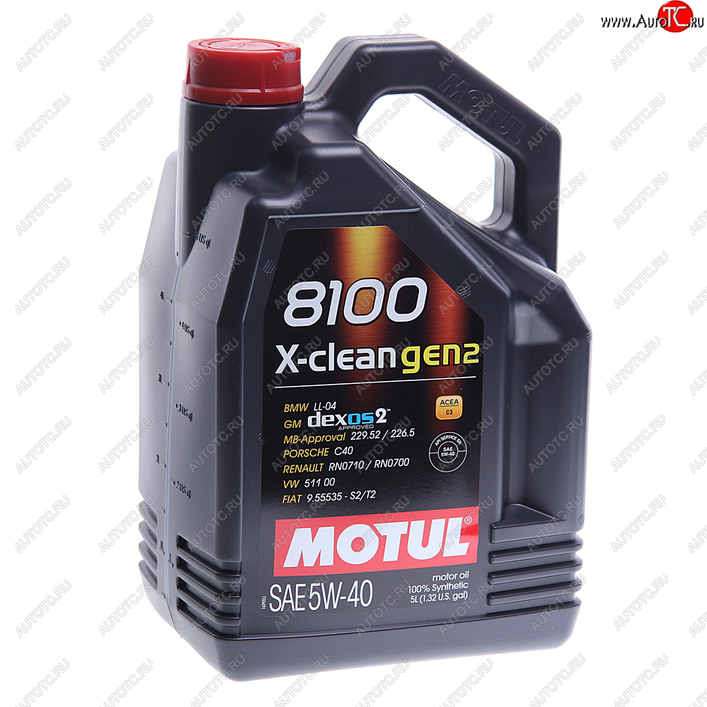 6 899 р. Масло моторное 8100 X-CLEAN GEN2 5W40 синт 5л MOTUL MOTUL 109762  с доставкой в г. Кемерово