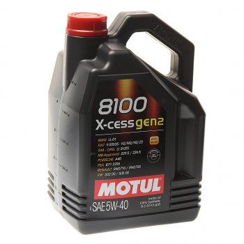 6 849 р. Масло моторное 8100 X-CESS GEN2 5W40 синт.5л MOTUL MOTUL 109776  с доставкой в г. Кемерово. Увеличить фотографию 1