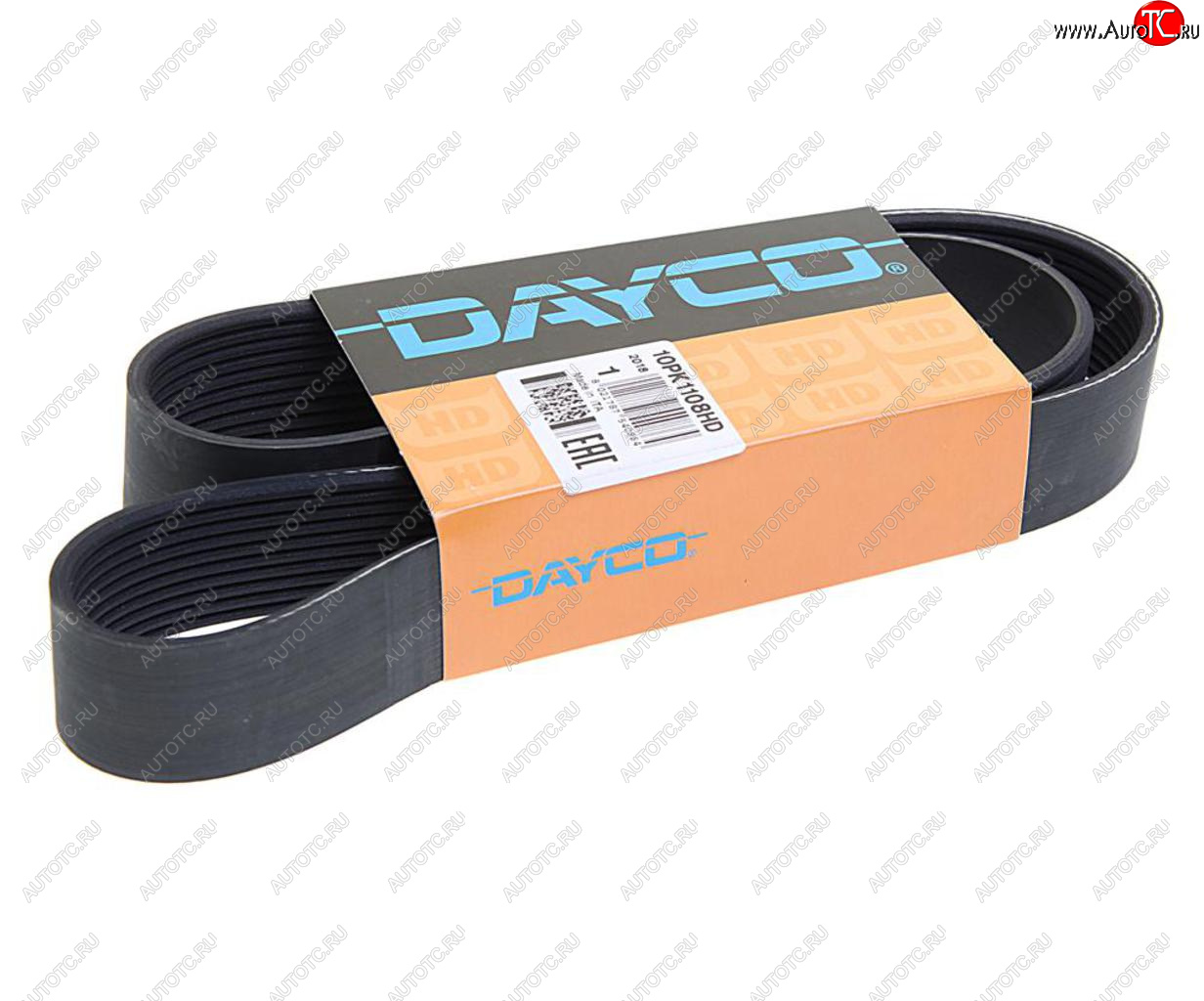 1 669 р. Ремень приводной поликлиновой 10PK1108HD DAYCO DAYCO 10pk1108hd  с доставкой в г. Кемерово