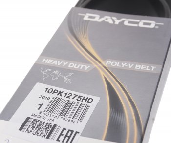 1 839 р. Ремень приводной поликлиновой 10PK1275HD DAYCO DAYCO 10pk1275hd  с доставкой в г. Кемерово. Увеличить фотографию 2
