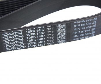 2 389 р. Ремень приводной поликлиновой 10PK1487HD DAYCO DAYCO 10pk1487hd  с доставкой в г. Кемерово. Увеличить фотографию 2