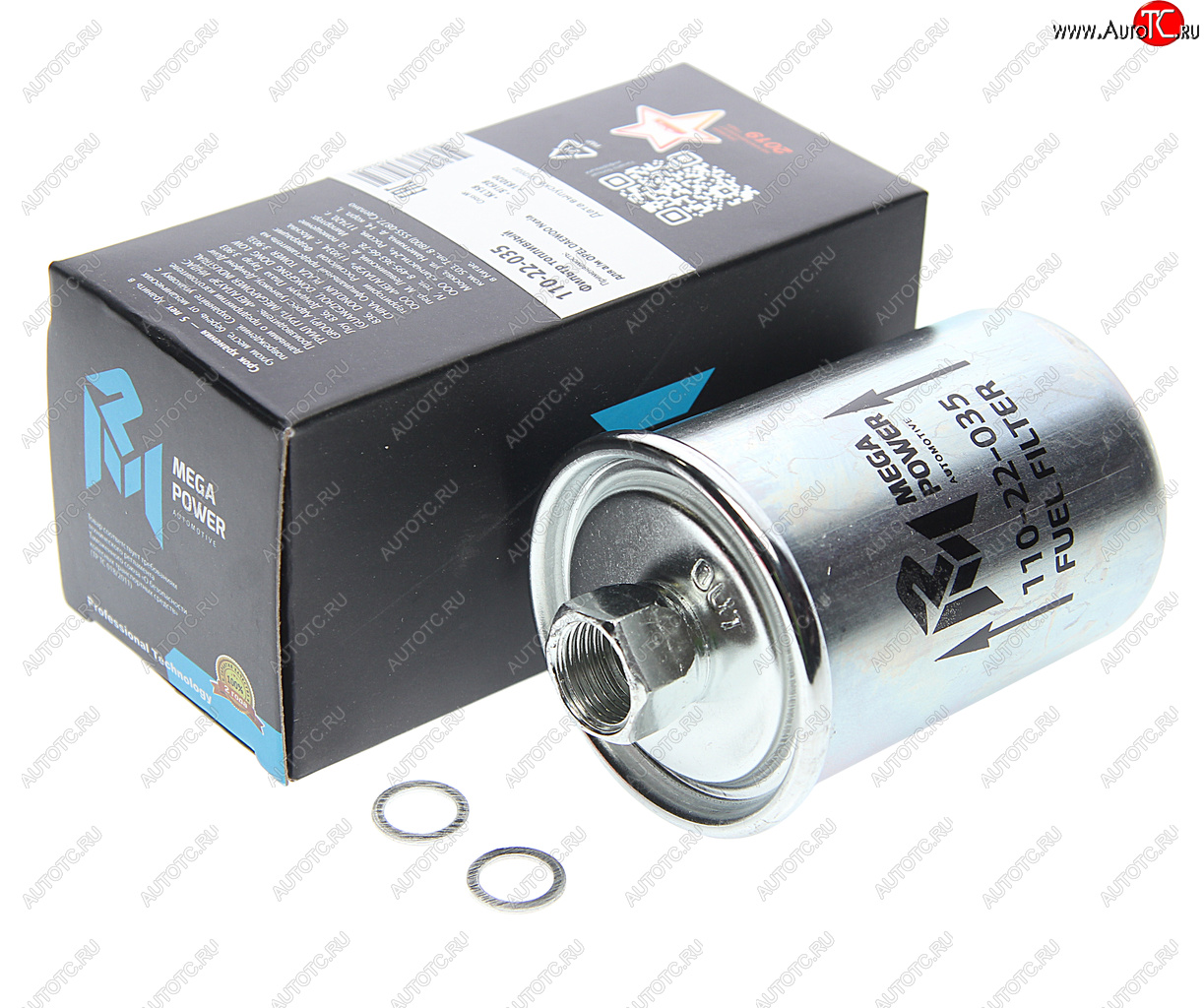 329 р. Фильтр топливный OPEL DAEWOO Nexia MEGAPOWER MEGAPOWER 110-22-035  с доставкой в г. Кемерово