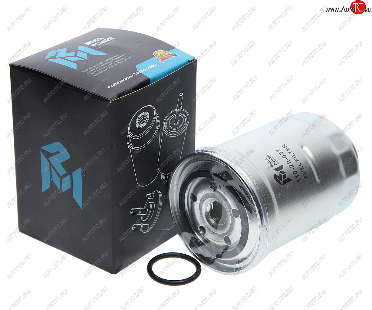 329 р. Фильтр топливный TOYOTA Land Cruiser 80,90,120 (80-07-),Hiace (84-06-) (DTDI) MEGAPOWER MEGAPOWER 110-22-037  с доставкой в г. Кемерово