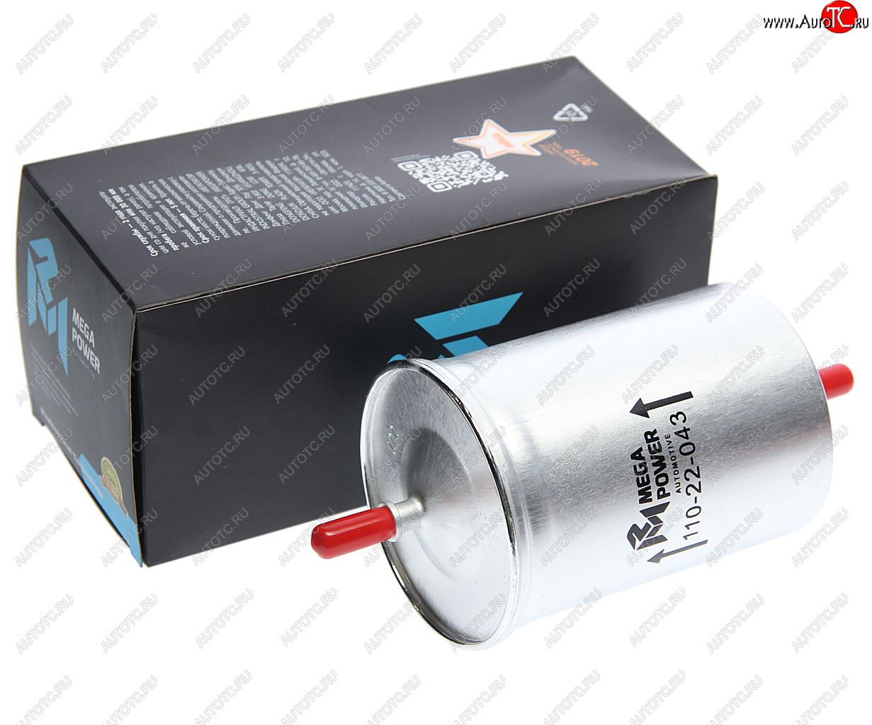 245 р. Фильтр топливный VW AUDI SEAT SKODA MEGAPOWER MEGAPOWER 110-22-043  с доставкой в г. Кемерово