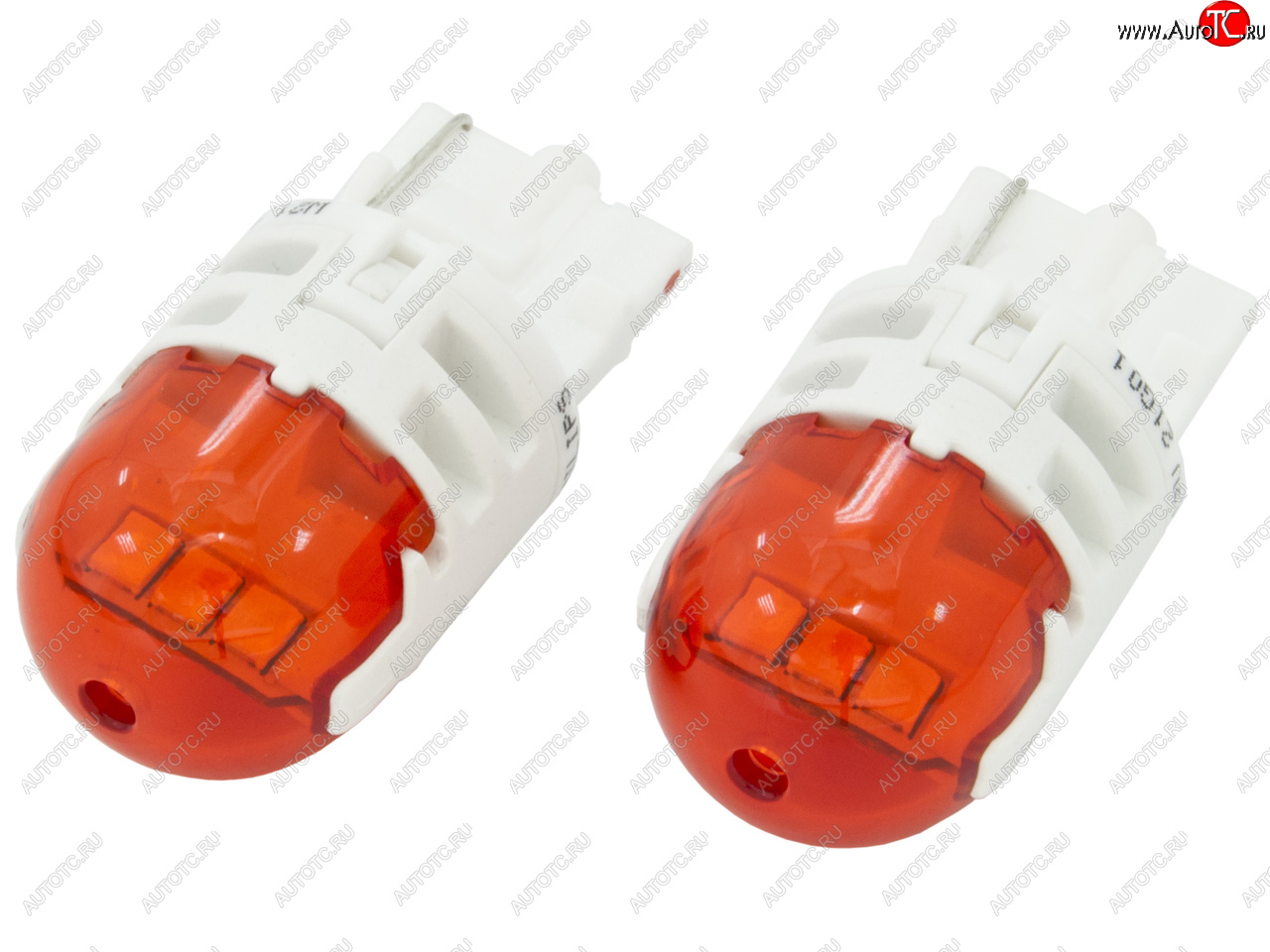 2 689 р. Лампа светодиодная 12V W21W WX3x16d 80Лм (2шт.) Led Amber Ultinon Pro6000 PHILIPS PHILIPS 11065au60x2  с доставкой в г. Кемерово