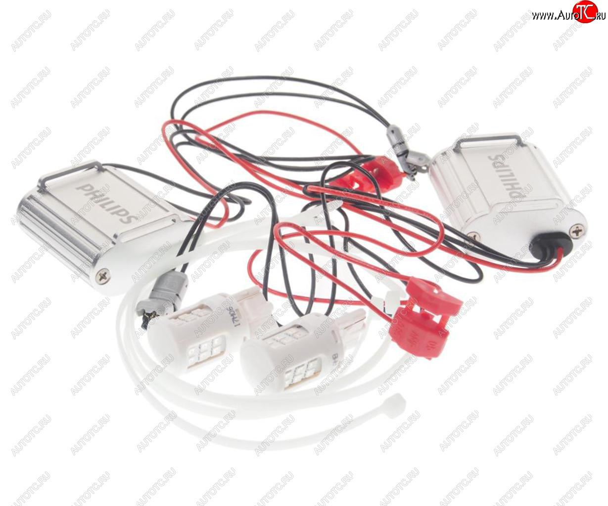 2 799 р. Лампа светодиодная 12V WY21W W3-16q бесцокольная желтая (2шт.) с обманкой CANbus PHILIPS PHILIPS 11065ulax2  с доставкой в г. Кемерово