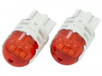 1 699 р. Лампа светодиодная 12V W21/5W W3х16q 80/16Лм (2шт.) Led Amber Ultinon Pro6000 PHILIPS PHILIPS 11066au60x2 PHILIPS 11066au60x2  с доставкой в г. Кемерово. Увеличить фотографию 1