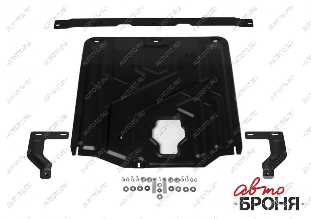 5 499 р. Защита картера и КПП HYUNDAI Elantra (16-) KIA Ceed (18-) (1.41.6) (с крепежом) АВТОБРОНЯ АВТОБРОНЯ 111.02382.1  с доставкой в г. Кемерово