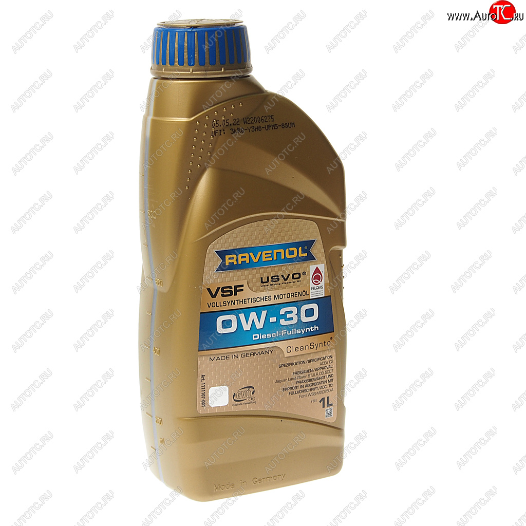 2 379 р. Масло моторное VSF 0W30 синт.1л RAVENOL RAVENOL 1111107-001  с доставкой в г. Кемерово