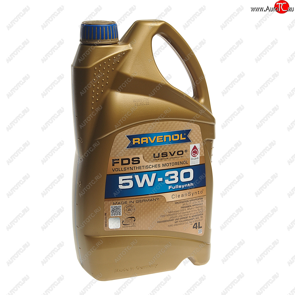8 799 р. Масло моторное FDS 5W30 синт.4л RAVENOL RAVENOL 1111139-004  с доставкой в г. Кемерово