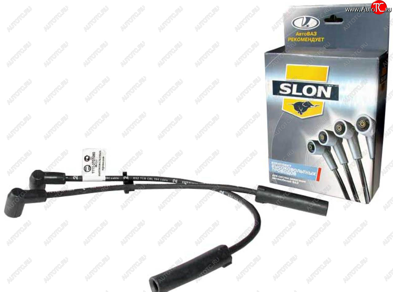 629 р. Провод высоковольтный ВАЗ-1111 комплект силикон SLON SLON 1111-3707060  с доставкой в г. Кемерово