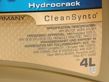 5 349 р. Масло моторное HCS 5W40 синт.4л RAVENOL RAVENOL 1112105-004  с доставкой в г. Кемерово. Увеличить фотографию 2
