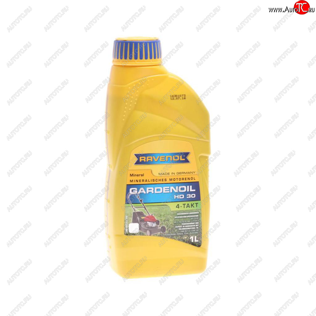 1 359 р. Масло моторное для 4-х тактных двигателей Gardenoil HD 30 30W мин.1л RAVENOL RAVENOL 1113301-001  с доставкой в г. Кемерово