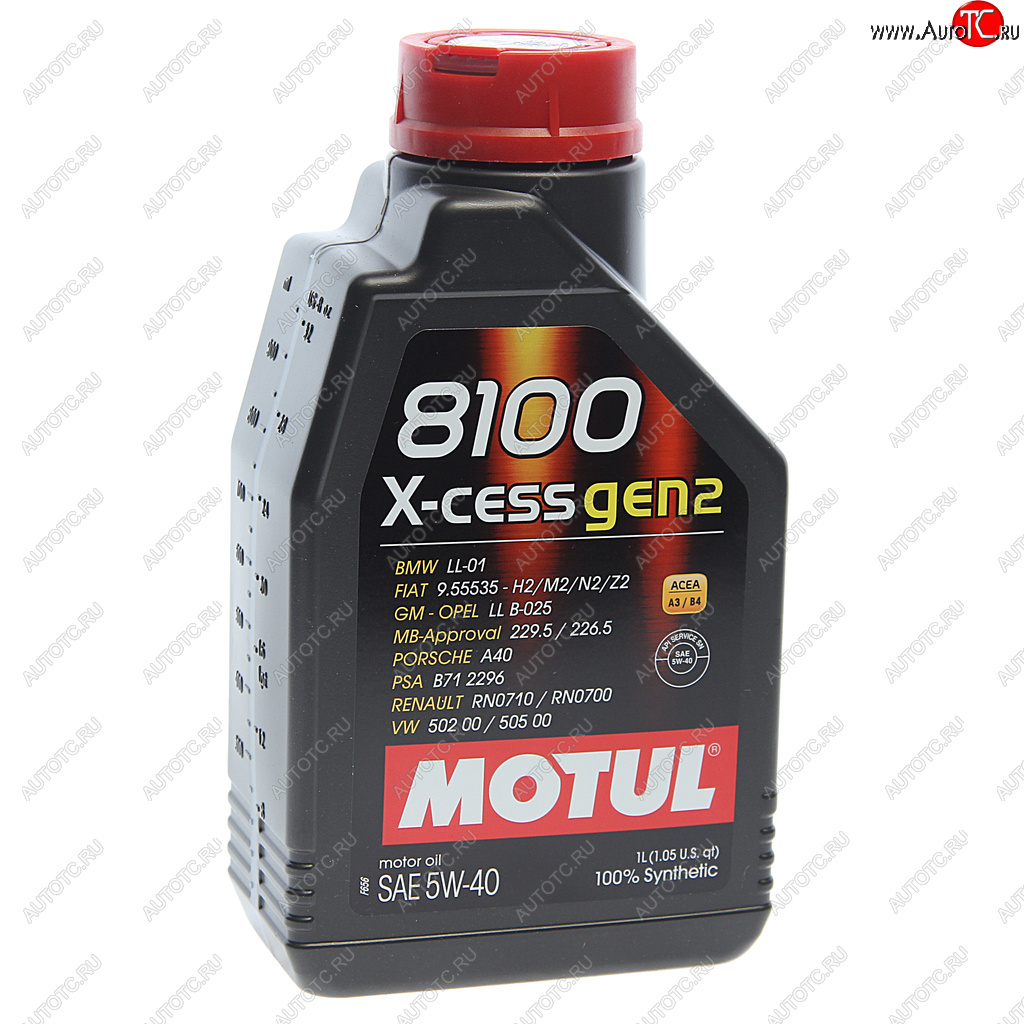 1 429 р. Масло моторное 8100 X-CESS GEN2 5W40 синт.1л MOTUL MOTUL 111681  с доставкой в г. Кемерово