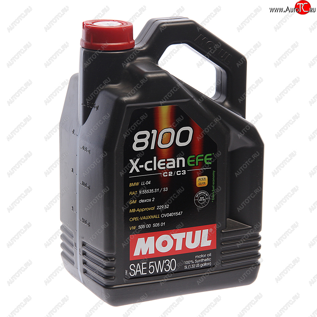 7 299 р. Масло моторное 8100 X-CLEAN EFE 5W30 синт.5л MOTUL MOTUL 111688  с доставкой в г. Кемерово
